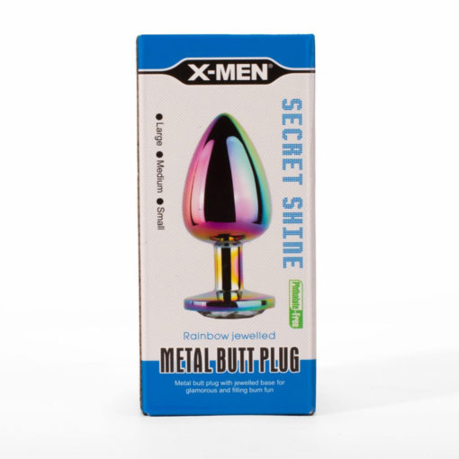 Butt Plug X-MEN Secret Shine Metal