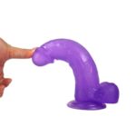 Dildo Realistisc Jelly Studs Purple Large