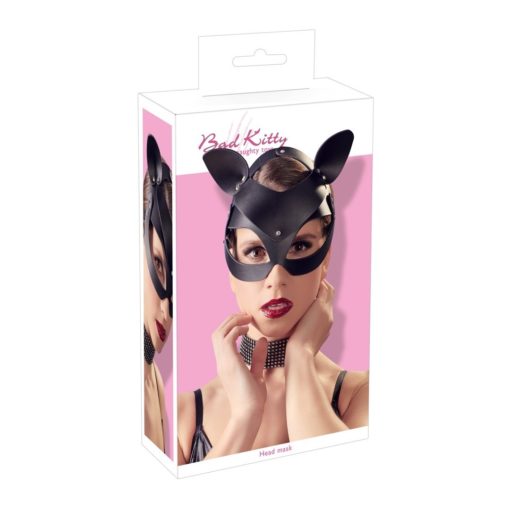Rhinestone Cat Mask Bad Kitty