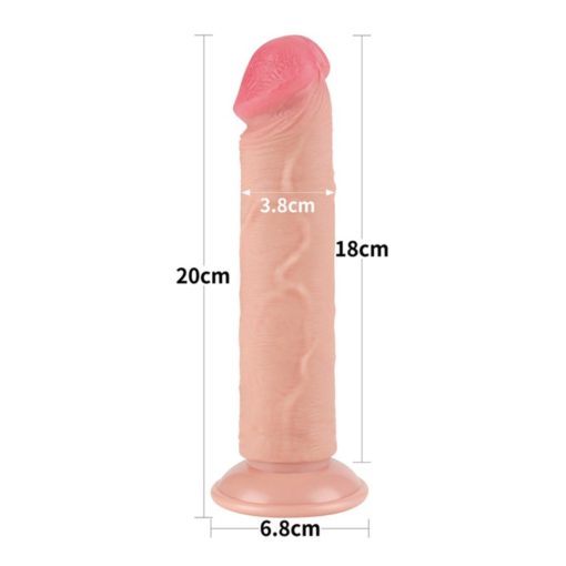 Dildo Sliding Skin Dual Layer