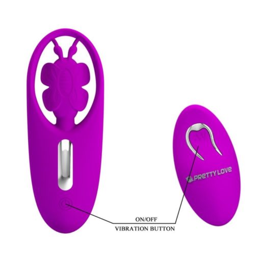 Pretty Love Dancing Butterfly Panty Vibe w-Free Panty