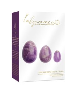 La Gemmes Yoni Egg Set Pure Amethyst