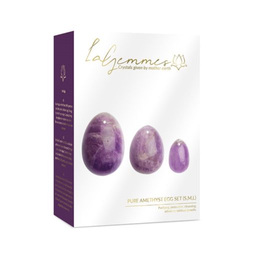 La Gemmes Yoni Egg Set Pure Amethyst