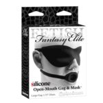 Fetish Fantasy Elite Silicone Open-Mouth Gag And Mask