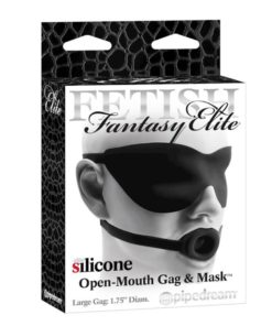 Fetish Fantasy Elite Silicone Open-Mouth Gag And Mask