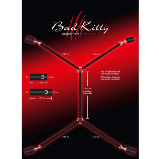Set Catuse Maini Si Glezne Bad Kitty Bed Shackles