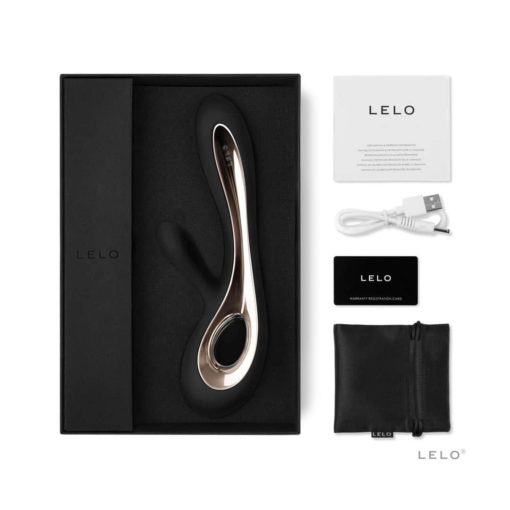 Vibrator Rabbit Soraya 2 Lelo Black 22 cm
