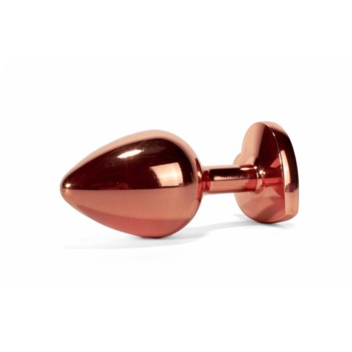 X-MEN Secret Shine Metal Butt Plug Rose Gold Heart S