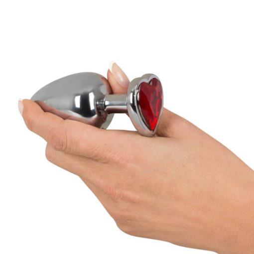 Butt Plug Metal Diamond Large