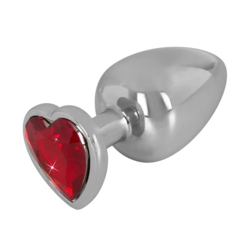 Butt Plug Metal Diamond Large