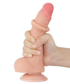 Dildo Realistic Sliding Skin Dual Layer