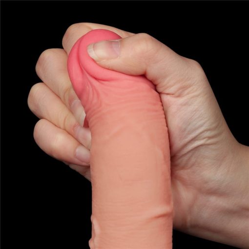 Dildo Realistic Sliding Skin Dual Layer Dong Flesh I 19 cm - imagine 4