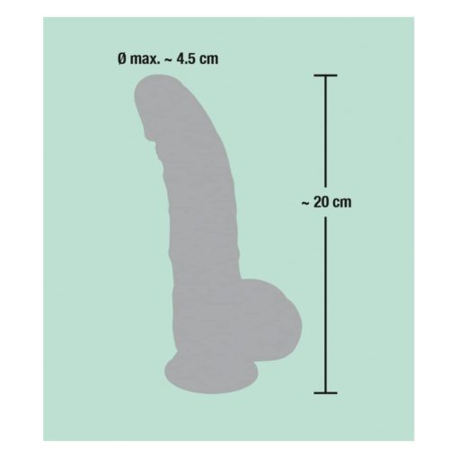 Dildo Medical Silicone 3 Flesh 20 cm - imagine 6