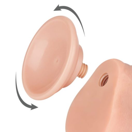 Dildo Realistic Sliding Skin Dual Layer Dong Flesh