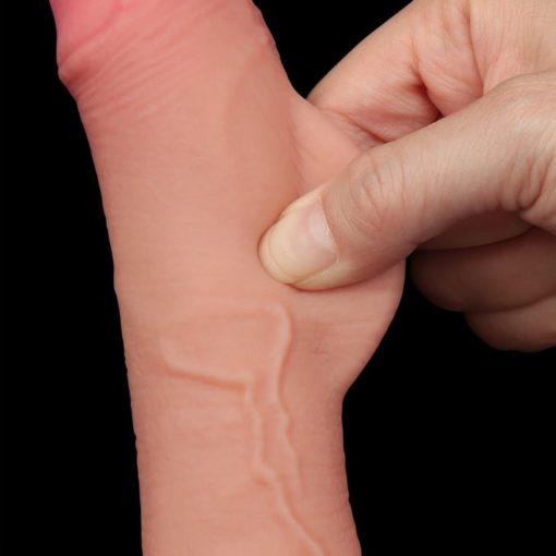 Dildo Realistic Sliding Skin Dual Layer Dong Flesh I 19 cm - imagine 9