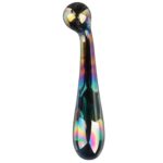 Dildo Sticla LoveToy Twilight Gleam Glass Dildo Alluring Arc