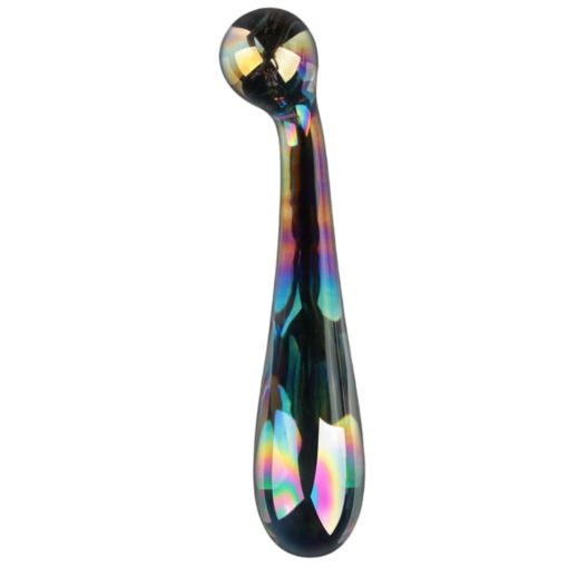 Dildo Sticla LoveToy Twilight Gleam Glass Dildo Alluring Arc