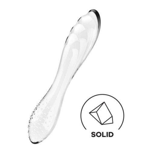 Dildo Sticla Satisfyer Dazzling Crystal 1 Transparent