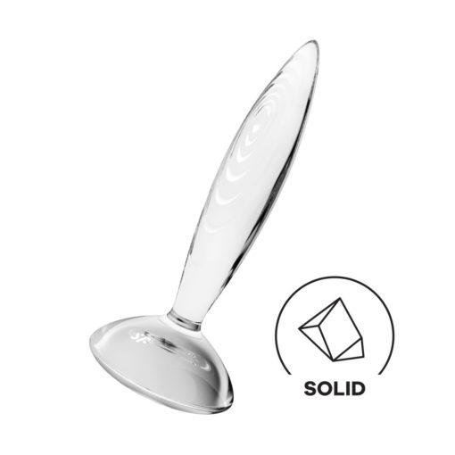 Dildo Sticla Satisfyer Sparkling Crystal Transparent