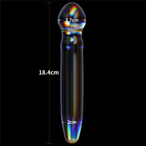 Dildo Sticla Twilight Gleam Glass Dildo - Prism Glass