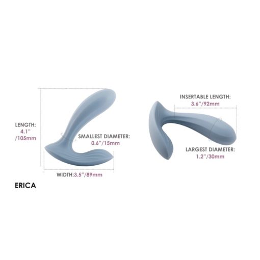 Vibrator Svakom App Erica Dusty Blue