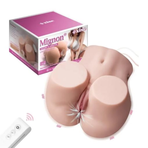 Masturbator Mignon Doll cu Vibratie si Suctiune