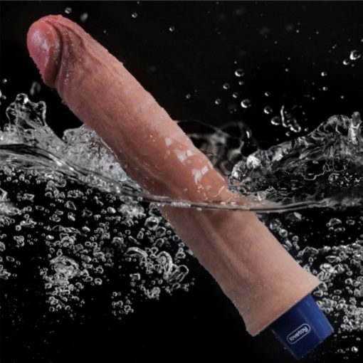 Vibrator Realistic REAL Rechargeable Silicone Vibrating Dild