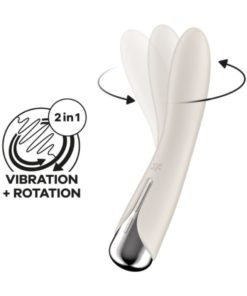 Vibrator cu Rotatii Satisfyer Spinning Vibe 1 Beige