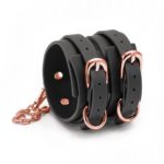 Bondage Couture Ankle Cuffs Black
