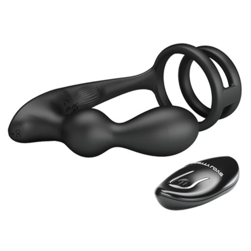 Inel Penis cu Stimulator Anal Pretty Love Marshall - imagine 6