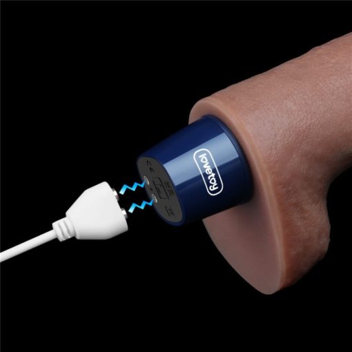 Vibrator Realistic REAL SOFTEE Rechargeable Silicone Vibrating Dildo