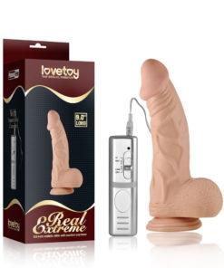 Real Extreme Vibrating Dildo Flesh
