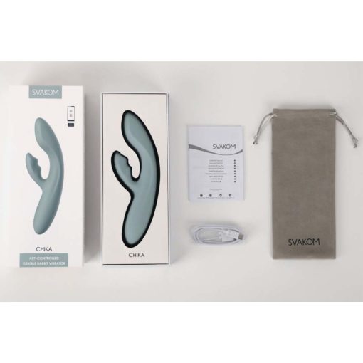 Vibrator Chika Turquoise Grey Swakom