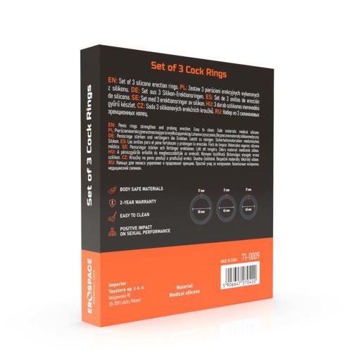 Set Inele Penis Erospace Black