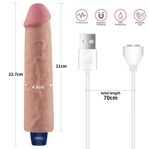 Vibrator Real Softee 24 cm