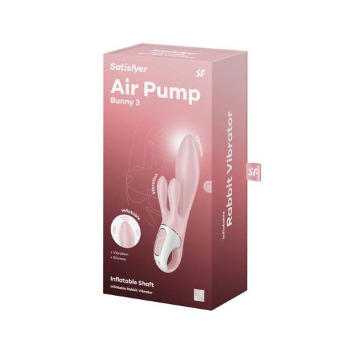 Vibrator Air Pump Bunny 3 Pink