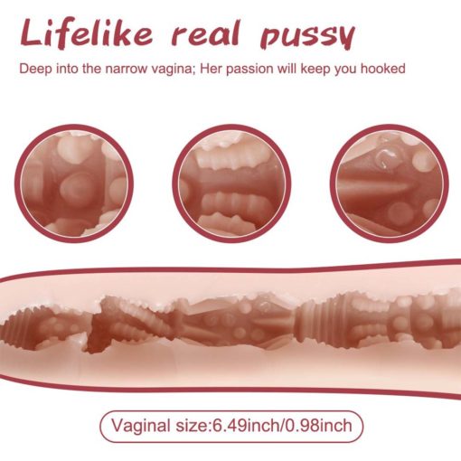 Masturbator Torso Julie cu Vibratii