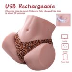 Masturbator Torso Julie cu Vibratii