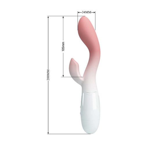 Vibrator Brigthy Pink White