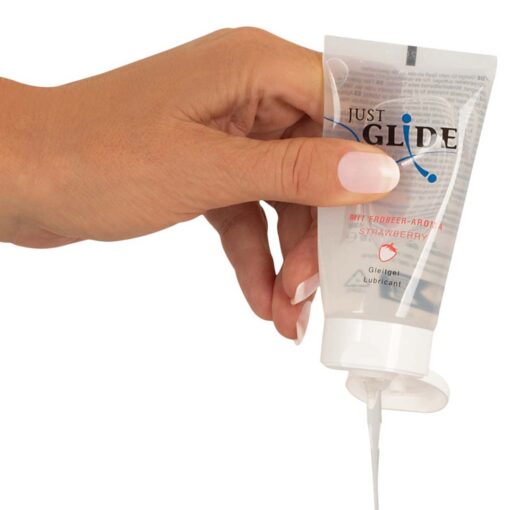 Lubrifiant Cu Aroma De Capsuni Just Glide - imagine 2