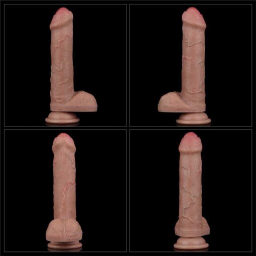 Dildo Silicon Dublu-Strat 8 inch lovetoy - imagine 2