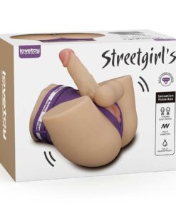 Masturbator Streetgirl's Dual Motor Cu Dildo de 19 Cm