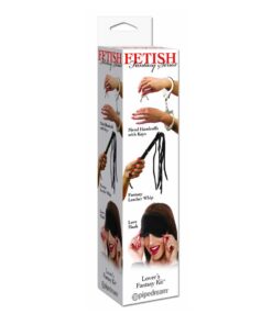 Set BDSM pipedream Lover's Fantasy cu catuse bici si masca satinata