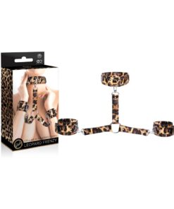 Set zgarda si catuse Leopard Frenzy
