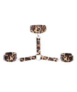 Set zgarda si catuse Leopard Frenzy