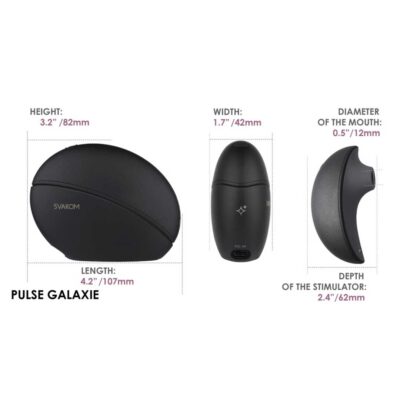 Stimulator Clitoris Pulse Galaxie Midnight Black