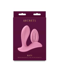 Vibrator Secrets Rain cu telecomanda
