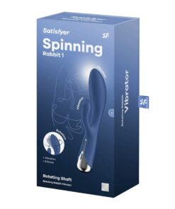Vibrator Spinning Rabbit 1 blue