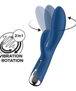 Vibrator Spinning Rabbit 1 blue