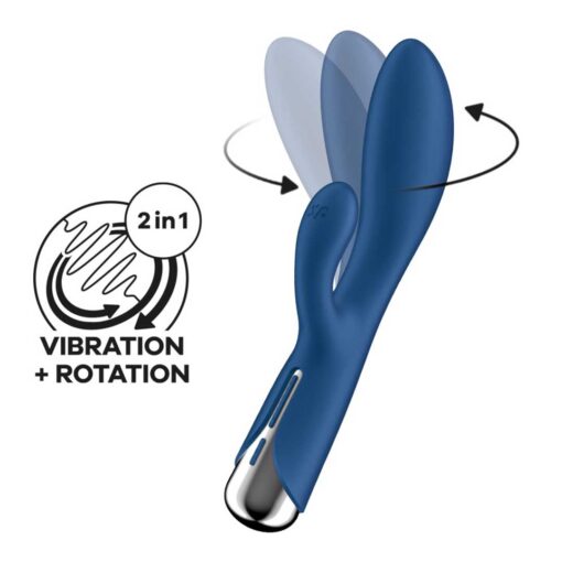 Vibrator Spinning Rabbit 1 blue